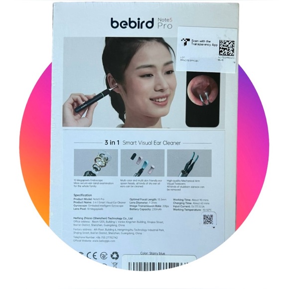 BeBird Note 5 Pro Ear Wax Removal with 10M Pixel Camera - Picture 2 of 3